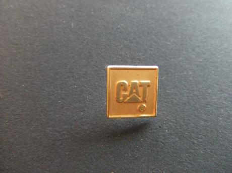 Caterpillar logo goudkleurig